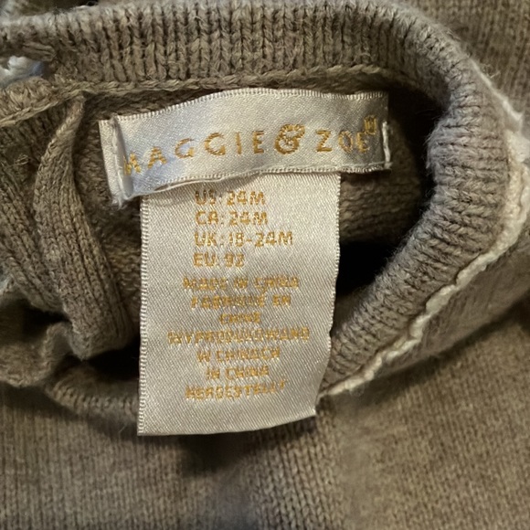 24M gray and cream dress - Picture 3 of 5